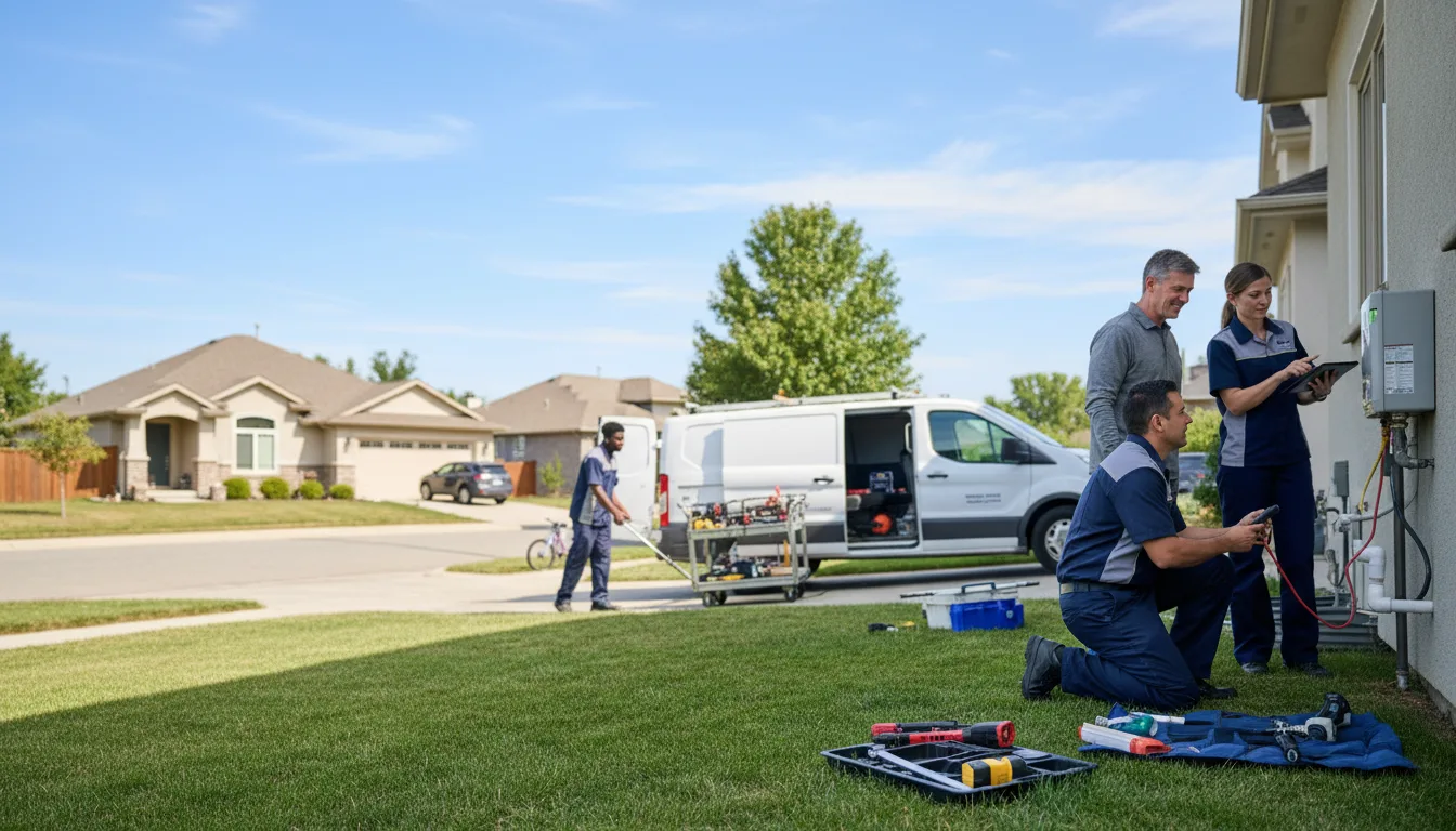 Tankless water heater service in Jensen, UT